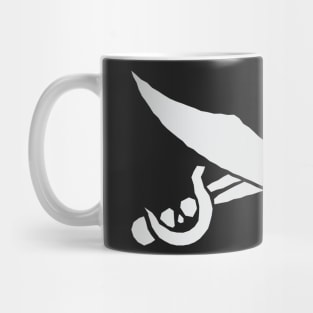 Just a White Two Pirate Swords Mug